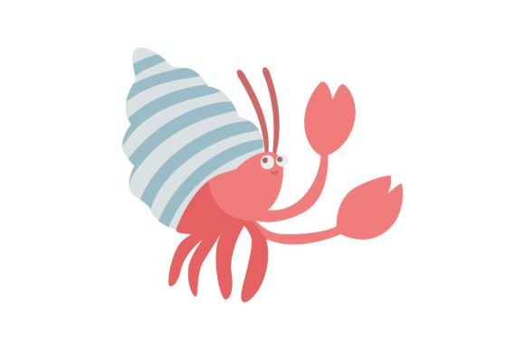 Download Hermit Crab in the Shell. Cute Underwate - Premium Bundle