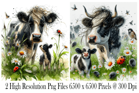 Download Mama Cow and Her Calf Set of 2 - Calf Collection