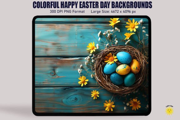 Download Colorful Happy Easter Day Background - Easter day Collection