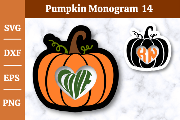 Download Pumpkin Monogram SVG,Fall, Halloween #14 - Pumpkin monogram svg Collection
