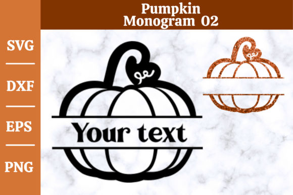 Download Pumpkin Monogram SVG,Fall, Halloween #02 - Pumpkin monogram svg Collection